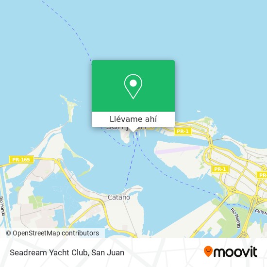 Mapa de Seadream Yacht Club