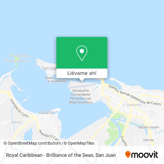 Mapa de Royal Caribbean - Brilliance of the Seas