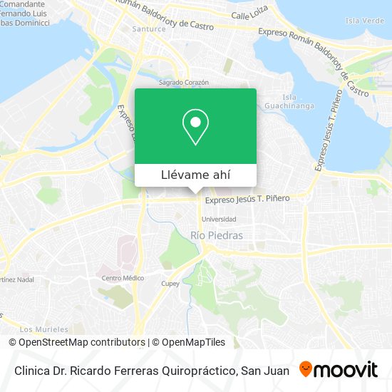 Mapa de Clinica Dr. Ricardo Ferreras Quiropráctico