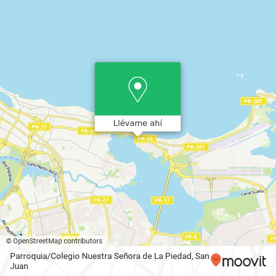 Mapa de Parroquia / Colegio Nuestra Señora de La Piedad