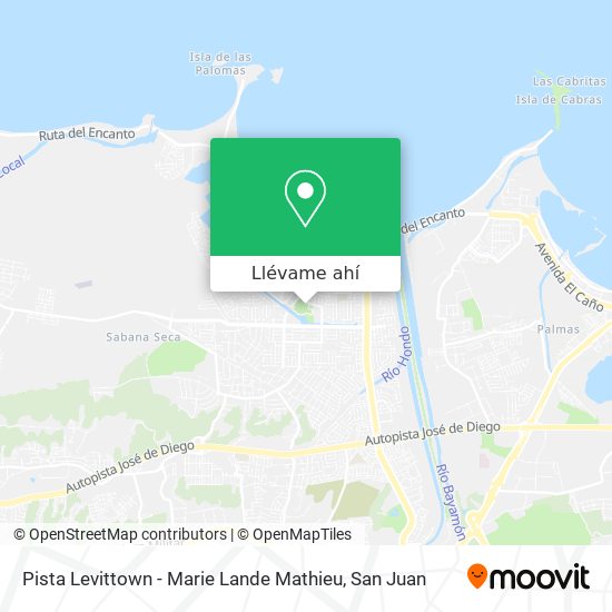 Mapa de Pista Levittown - Marie Lande Mathieu