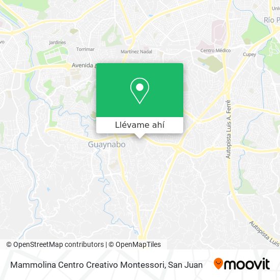 Mapa de Mammolina Centro Creativo Montessori