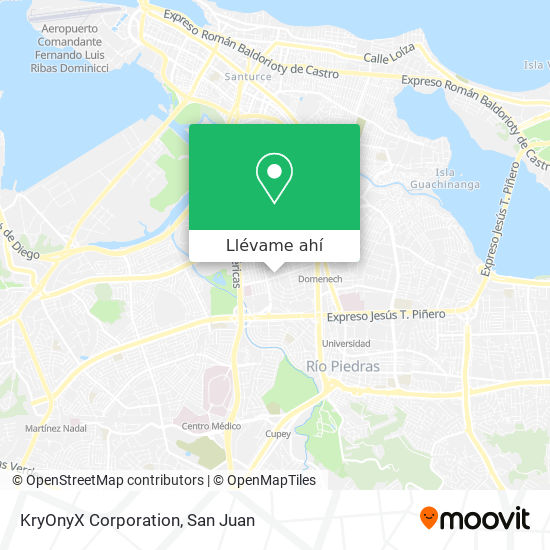 Mapa de KryOnyX Corporation