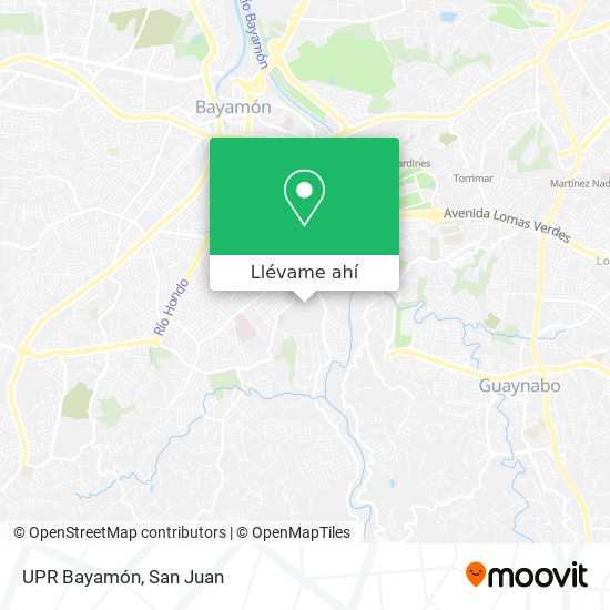 Mapa de UPR Bayamón