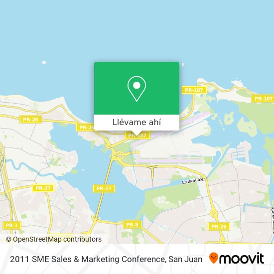 Mapa de 2011 SME Sales & Marketing Conference