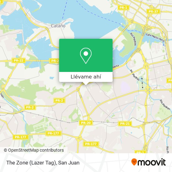 Mapa de The Zone (Lazer Tag)