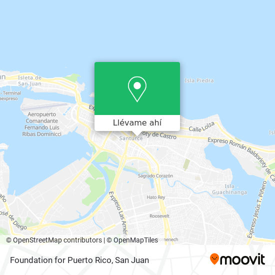 Mapa de Foundation for Puerto Rico