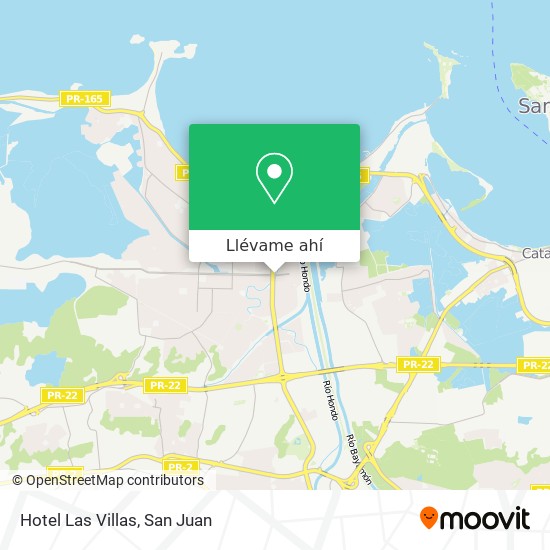 Mapa de Hotel Las Villas