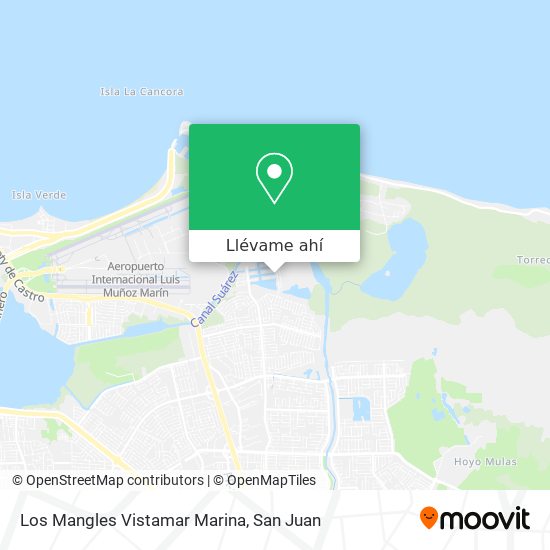 Mapa de Los Mangles Vistamar Marina