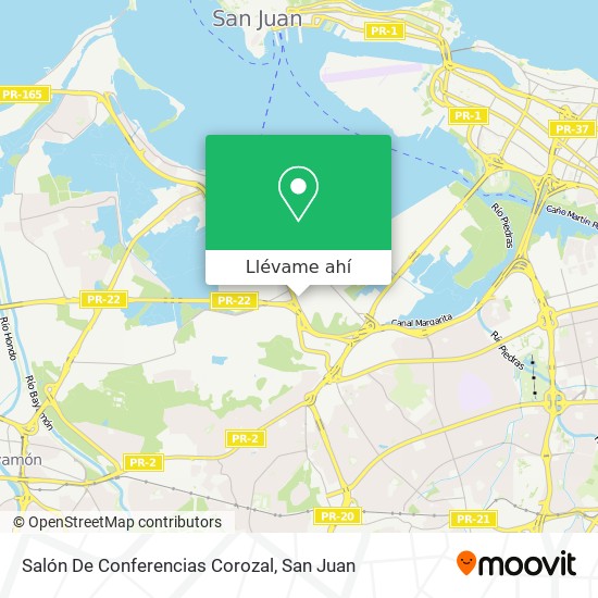 Mapa de Salón De Conferencias Corozal