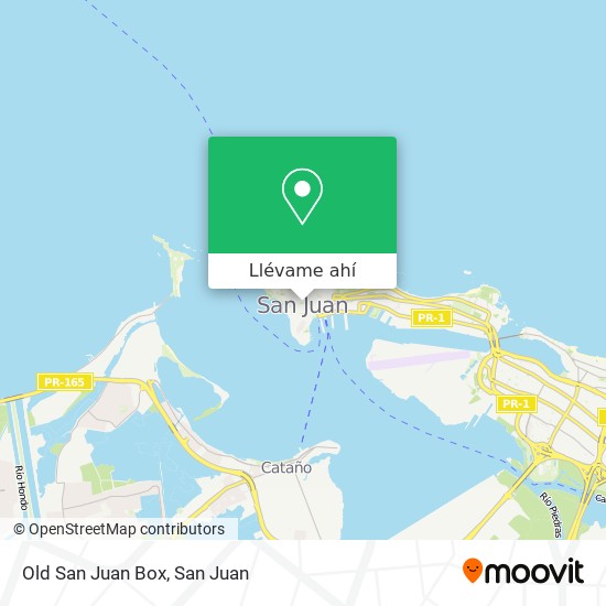 Mapa de Old San Juan Box