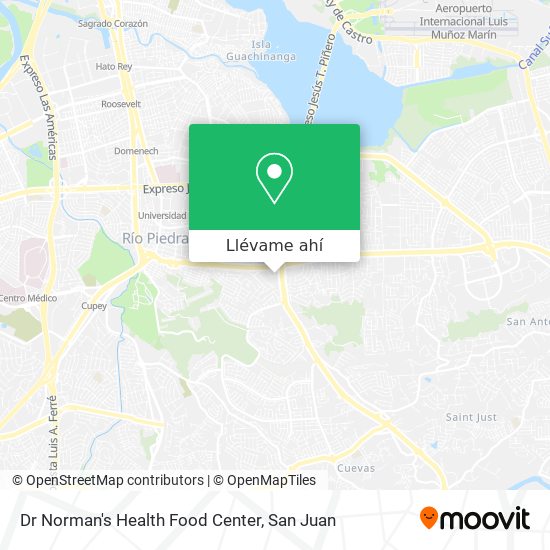 Mapa de Dr Norman's Health Food Center