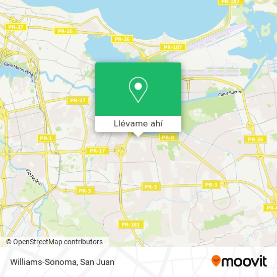 Mapa de Williams-Sonoma