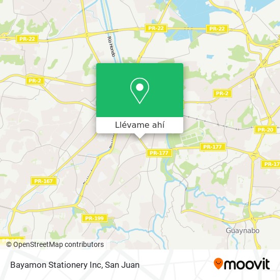 Mapa de Bayamon Stationery Inc