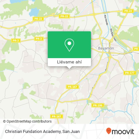 Mapa de Christian Fundation Academy