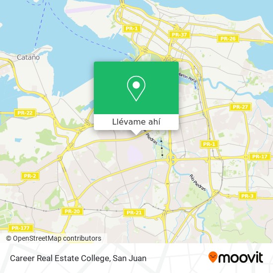 Mapa de Career Real Estate College
