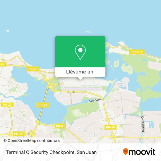 Mapa de Terminal C Security Checkpoint