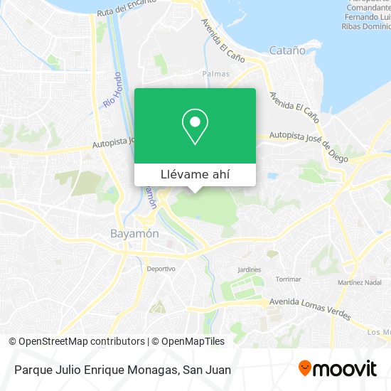 Mapa de Parque Julio Enrique Monagas