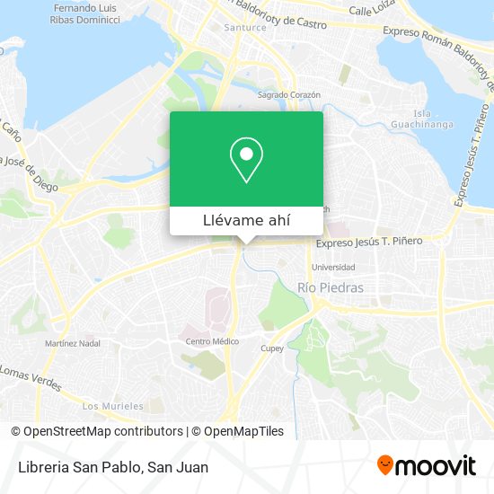 Mapa de Libreria San Pablo