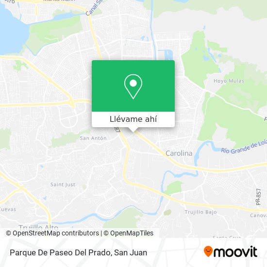 Mapa de Parque De Paseo Del Prado