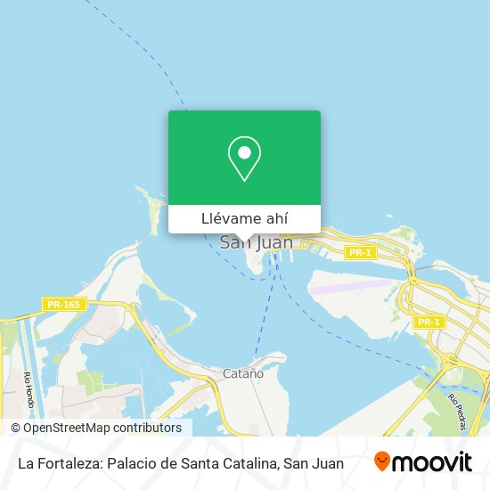 Mapa de La Fortaleza: Palacio de Santa Catalina