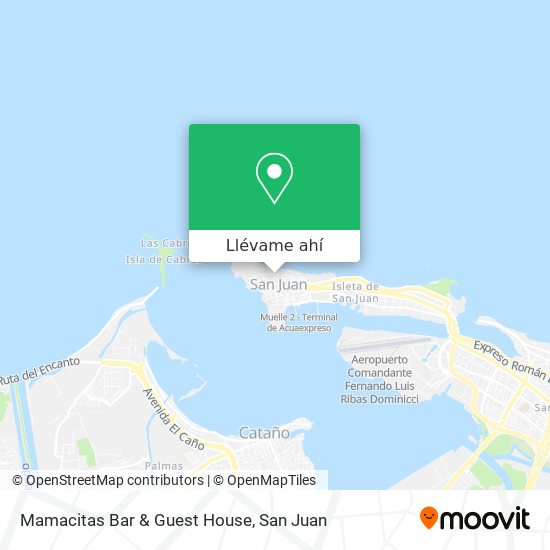 Mapa de Mamacitas Bar & Guest House