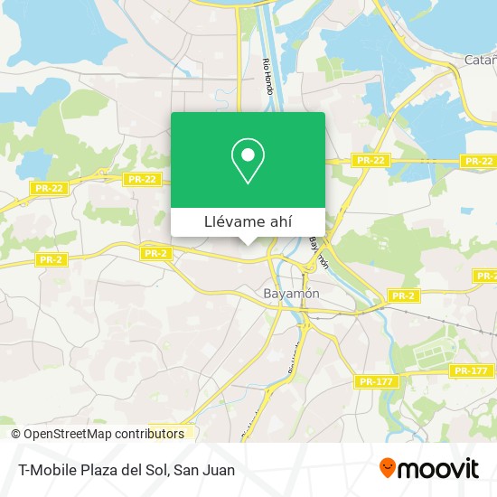 Mapa de T-Mobile Plaza del Sol
