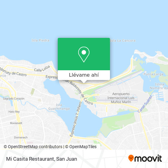 Mapa de Mi Casita Restaurant