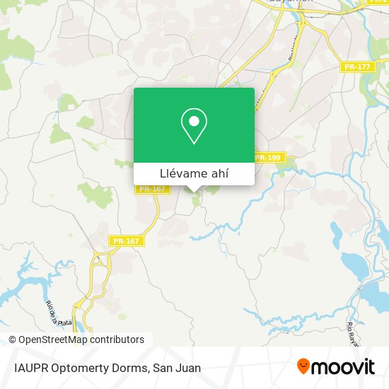 Mapa de IAUPR Optomerty Dorms