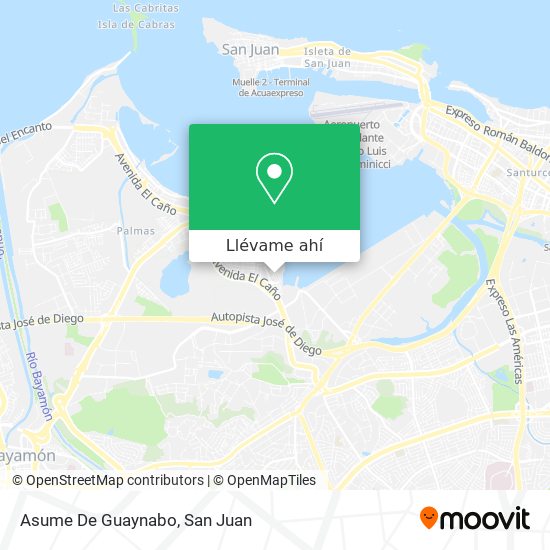 Mapa de Asume De Guaynabo
