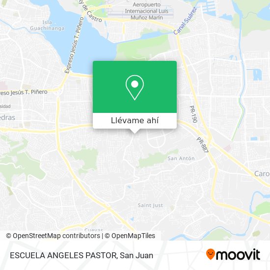 Mapa de ESCUELA ANGELES PASTOR