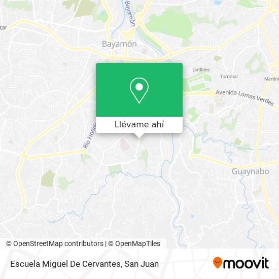 Mapa de Escuela Miguel De Cervantes