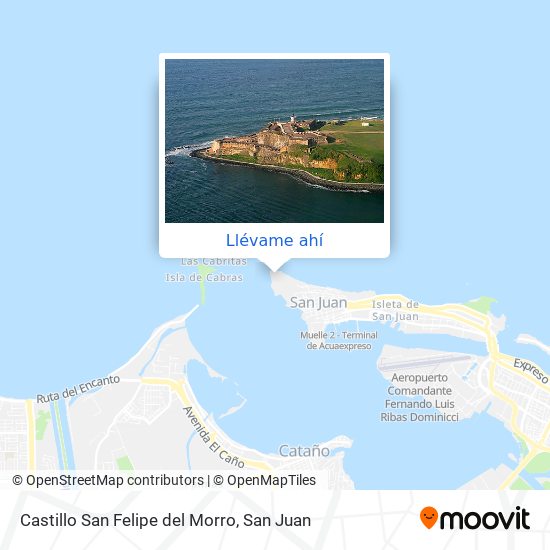 Mapa de Castillo San Felipe del Morro