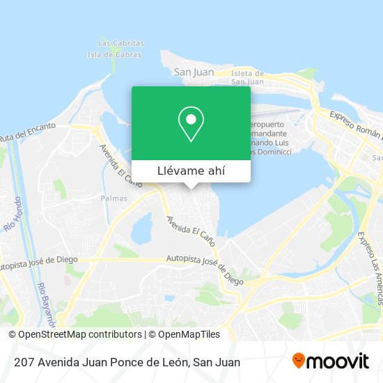 Mapa de 207 Avenida Juan Ponce de León