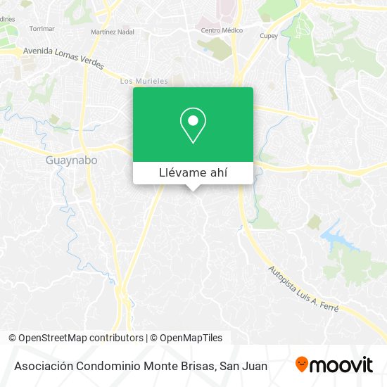 Mapa de Asociación Condominio Monte Brisas