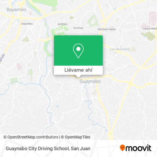 Mapa de Guaynabo City Driving School