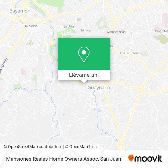 Mapa de Mansiones Reales Home Owners Assoc