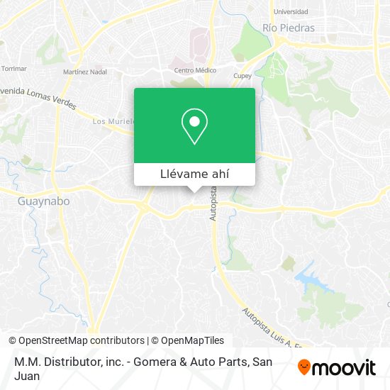 Mapa de M.M. Distributor, inc. - Gomera & Auto Parts