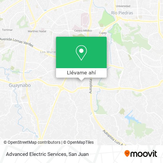 Mapa de Advanced Electric Services