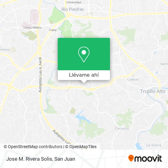 Mapa de Jose M. Rivera Solis