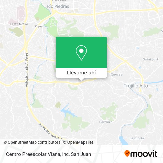 Mapa de Centro Preescolar Viana, inc