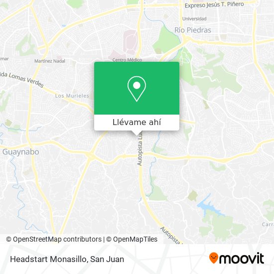 Mapa de Headstart Monasillo
