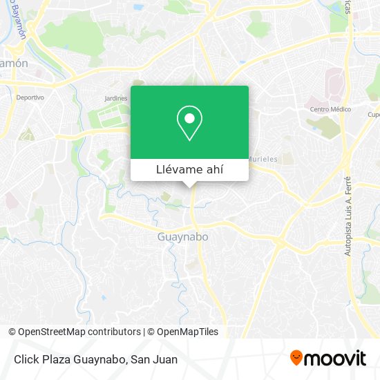 Mapa de Click Plaza Guaynabo