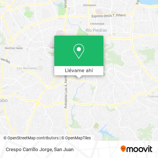 Mapa de Crespo Carrillo Jorge