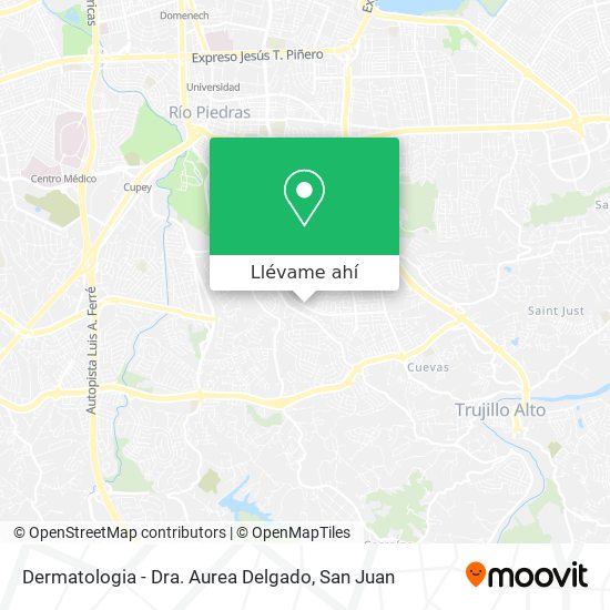 Mapa de Dermatologia - Dra. Aurea Delgado