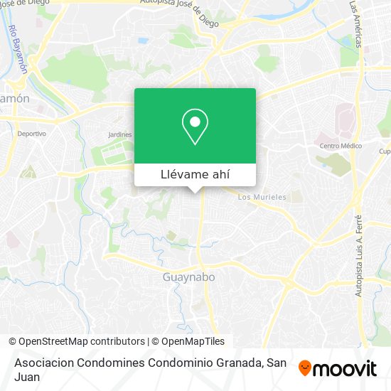 Mapa de Asociacion Condomines Condominio Granada