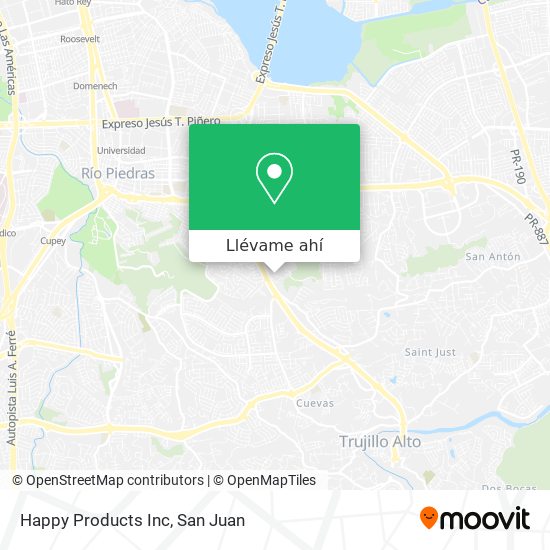 Mapa de Happy Products Inc