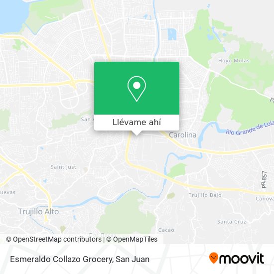 Mapa de Esmeraldo Collazo Grocery
