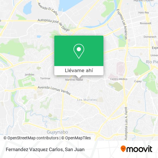 Mapa de Fernandez Vazquez Carlos