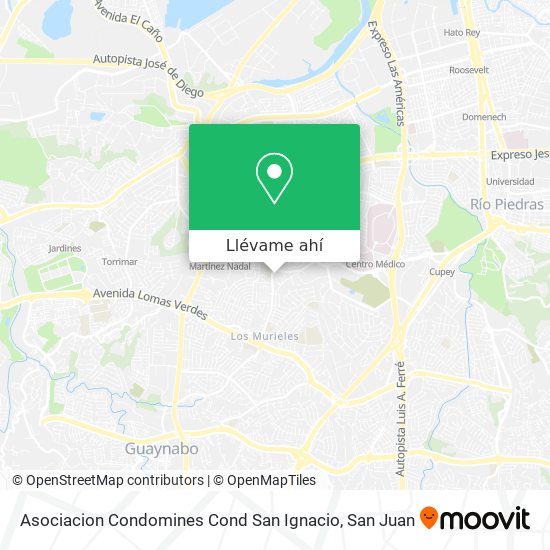 Mapa de Asociacion Condomines Cond San Ignacio